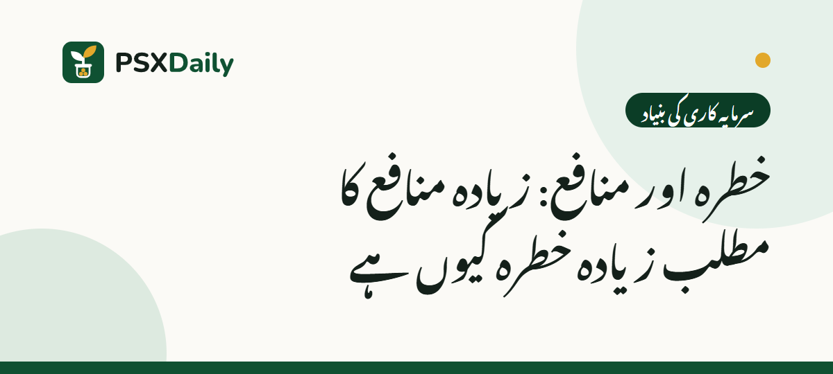تحریر کی کور تصویر: خطرہ اور منافع: زیادہ منافع کا مطلب زیادہ خطرہ کیوں ہے