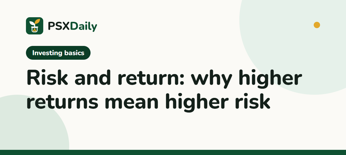 Cover picture for the post: Risk and return: why higher returns mean higher risk